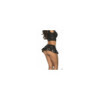 Jupette double fronce Wet  Black 
